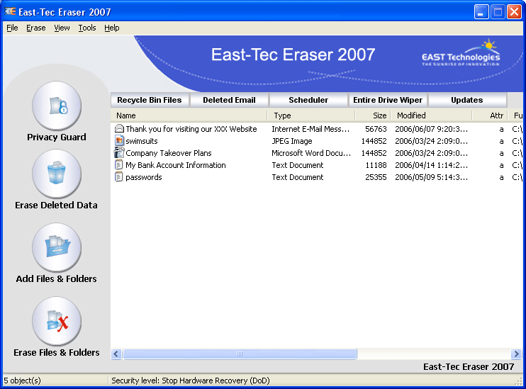 East-Tec Eraser 